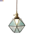 Axyaa Glass Copper LED Pendant Light for Home Decor - Nordic Style
