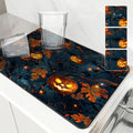 Axyaa Halloween Maple Absorbent Draining Mat for Kitchen and Bathroom