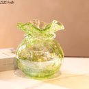 Axyaa Artistic Glass Vase Lucky Bag for Elegant Flower Arrangements