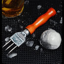 Axya Triple Head Ice Trident Whiskey Hockey Cone for Bartenders and Cocktail Mixing