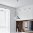 Axyaa Modern Art Iron Wood Pendant Lamp for Bedroom and Dining Room