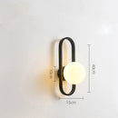 Axyaa Glass Ball LED Wall Lamp for Modern Home Decor