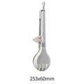 Axyaa Silicone & Stainless Steel Food Tongs for BBQ, Camping, Baking & Cooking