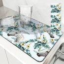 Axyaa Non-Slip Absorbent Drying Mat for Kitchen Counter and Tableware