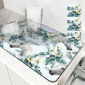 Axyaa Non-Slip Absorbent Drying Mat for Kitchen Counter and Tableware