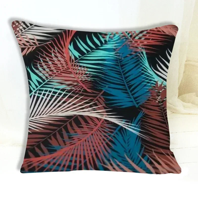 Abstract Leaf Cushion Cover by Axyaa - 45*45cm