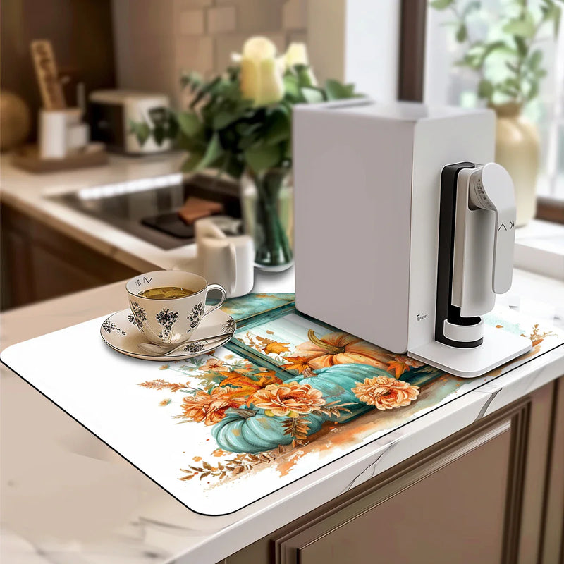 Axyaa Thanksgiving Dish Drying Mat