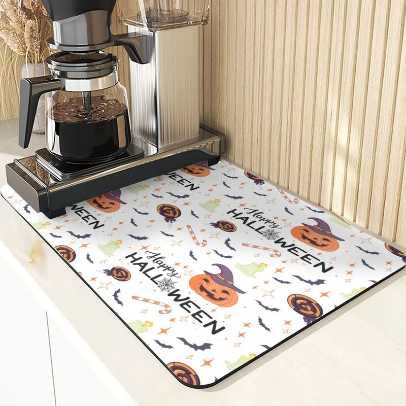 Axyaa Halloween Pumpkin Silicone Table Mat Set