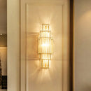 Axyaa Modern Nordic Glass Crystal Wall Lamp - Luxury Minimalist Design