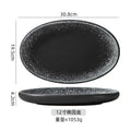 Axyaa Ceramic Oval Fish and Vegetable Dish - Large Personality Steamed Fish Dish