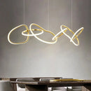 Axyaa Golden Vintage LED Pendant Light Chandeliers