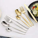 Axyaa Stainless Steel Tableware Set - Knife, Fork, Spoon, 4-Piece Steak Cutlery