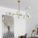 Axyaa Modern Glass Pendant Light for Restaurant Bar Counter