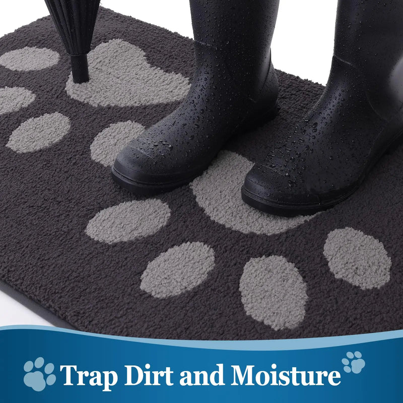 Axyaa Quick Dry Microfiber Mud Mat Dogs Entry Indoor Non-Slip Mat
