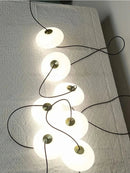 Axyaa Oval Ball Chandelier: Nordic Minimalist High-rise Staircase Lighting