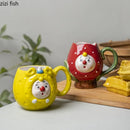 Axya Ceramic Water Cup Teacup Milk Mugs Coffee Cup Breakfast Office Juice Jug