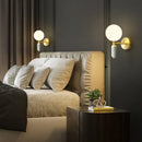 Axyaa Marble Round Ball Wall Light LED G9 5W Nordic Minimalist Restaurant Bar Counter Lamp