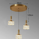Axyaa Luxury Crystal Chandelier Pendant Light for Living Room Dining Room Ceilings