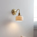 Axyaa Ceramic LED Wall Lights Copper Base Japan Modern Wandlamp Sconce Murale