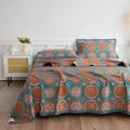 Axyaa Cotton Gauze Floral Single Quilt Blanket for Summer Comfort