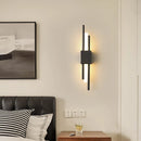 Axyaa Nordic LED Wall Lamp - Dual Power Metal Acrylic Sconce for Home Decor