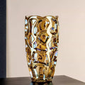 Axyaa Engraved Crystal Vase: High-End Home Decor and Gift