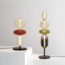 Axyaa Glass LED Floor Lamp: Colorful Lighting for Living Room, Bedroom, and Study