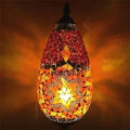 Axyaa Turkish Mosaic Table Lamp Vintage Art Deco Handcrafted Bedside Light