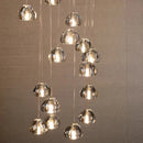 Axyaa Modern Staircase Chandeliers LED Pendant Lights for Living Room