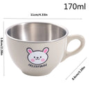 Axyaa 170ml Double Wall Stainless Steel Water Cup for Kids