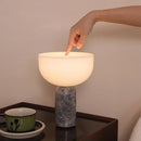 Axyaa Mushroom Touch Lamp Danish Marble Table Lamp Luxurious Bedroom Office Light
