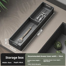 Axyaa Aluminum Cutlery Drawer Organizer: Flatware Utensil Tray for Kitchen Cabinet Storage
