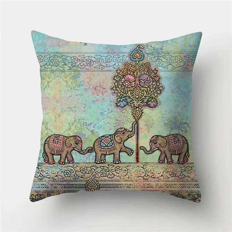 Axyaa Butterfly Cat Animals Design Pillowcase - Nordic Home Decor