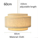 Axyaa Nordic Fabric Chandelier - Modern Minimalist Lighting Fixture