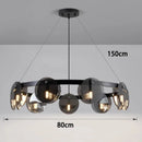 Axyaa Modern LED Pendant Light Chandeliers for Home Decor & Indoor Lighting