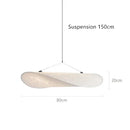 Axyaa Cloud Chandelier: Danish Paper Pendant Lamp for Home Décor