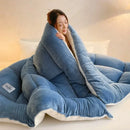 Axyaa Lamb Wool Quilt - Thick Thermal Winter Quilt Core - Single Student Dorm Quilt