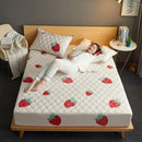 Axyaa Antibacterial Waterproof Mattress Protector - Padded, Non-Slip, Urine-Proof Cover