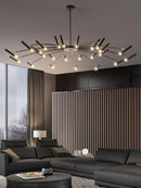 Nordic Villa Chandelier: Axyaa Ceiling Pendant Light for Living Room, Dining Room, Bedroom