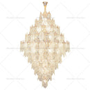 Axyaa Luxury Crystal Chandelier Light for Elegant Villa, Hotel, and Duplex Hall