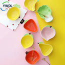 Axya Ceramic Vegetable Fruit Shape Sauce Dish Dessert Bowl Tableware