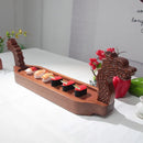 Axya Bamboo Dragon Boat Sushi Mat Bento Onigiri Buffet Platter