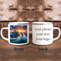 Enamel Mug for Camping & Fishing Enthusiasts | Axyaa Birthday Gift Mug