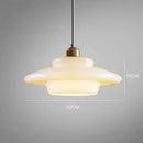 Axyaa Glass Pendant Chandelier, LED E27, Industrial Style for Kitchen Island and Living Room