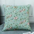 Axyaa Floral Series Pillowcase: Square Office Cushion Cover in Elegant Printing Pattern