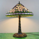 Axyaa Dragonfly Tiffany Glass Table Lamp - LED Retro Desk Light for Home Decor