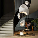 Axyaa Nordic Irregular Lustre Wabi Sabi Pendant Lights | Loft Bar LED Chandelier