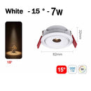 Axyaa Recessed LED COB Ceiling Downlight | Narrow Beam Angle Spotlight
