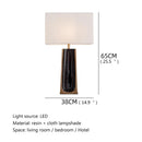 Axyaa Modern Marble Table Lamp LED Desk Light for Home Decor