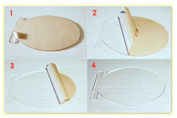 Axyaa 3D Night Lamp Acrylic Desktop Nightlight for Bedroom Decor